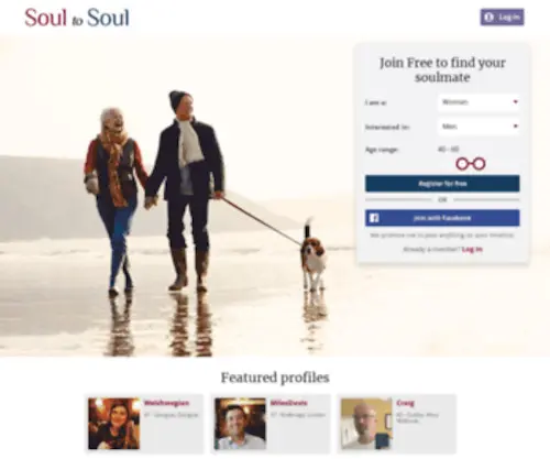 Soultosoul.co.uk(Online Dating with Soul to Soul) Screenshot