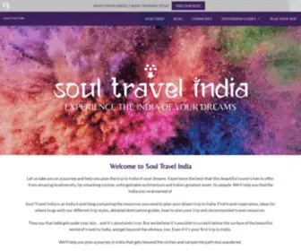 Soultravelindia.com(Soul Travel India) Screenshot