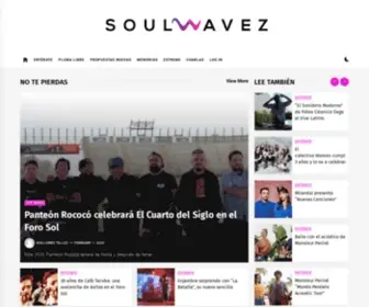 Soulwavez.com(Noticias sobre música) Screenshot