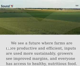 Sound-AG.com(Sound Agriculture) Screenshot