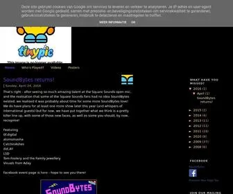 Sound-Bytes.com.au(Blog for Melbourne chipmusic events SoundBytes & Blip Festival Australia. SoundBytes) Screenshot