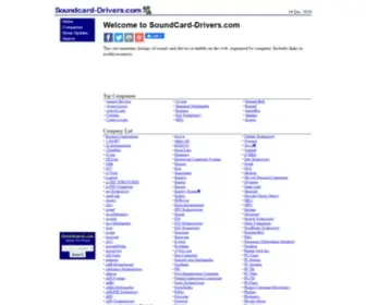 Sound-Drivers.com(Sound Card Drivers (sound drivers) Screenshot