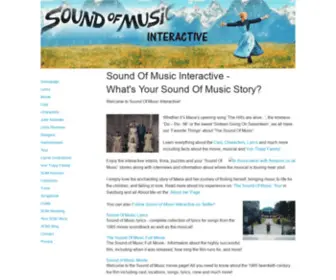 Sound-OF-Music-Interactive.com(Sound of music interactive) Screenshot