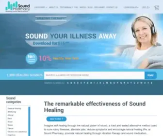 Sound-Pharmacy.com(Sound Your illness Away) Screenshot