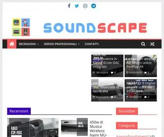 Sound-Scape.it(Soundscape è magazine su tutto ciò che è audio) Screenshot