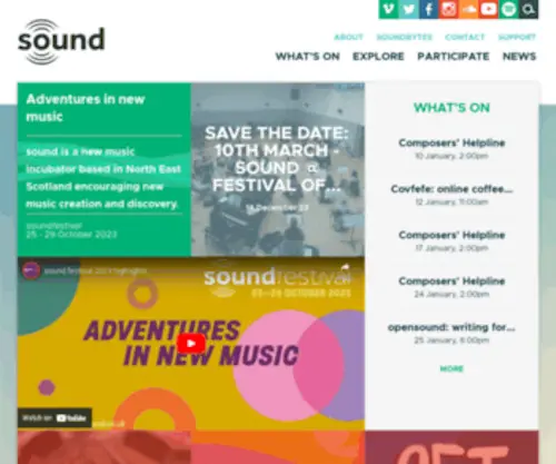 Sound-Scotland.co.uk(Sound Scotland) Screenshot