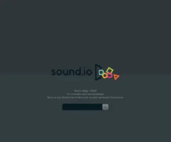 Sound.io(Sound design for the web) Screenshot