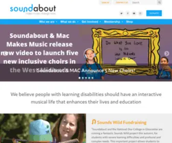 Soundabout.org.uk(Home) Screenshot