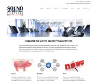 Soundaccountingservices.com(Sound Accounting Services) Screenshot