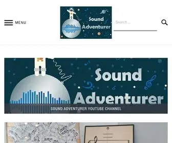 Soundadventurer.com(Exploring the World of Music and Sound) Screenshot