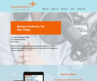 Soundadvicestrategies.com(Sound Advice) Screenshot