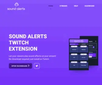 Soundalerts.com(Sound Alerts) Screenshot