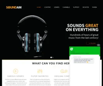 Soundam.com(SoundAM) Screenshot