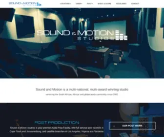 Soundandmotion.co.za(Sound and Motion) Screenshot