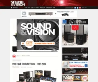 Soundandvision.com(Sound & Vision) Screenshot