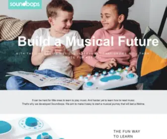 Soundbops.com(The Only Musical Instrument Made for Kids) Screenshot