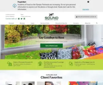 Soundcb.com(Sound Community Bank) Screenshot