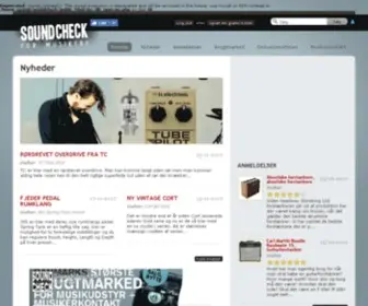 Soundcheck.dk(For musikere) Screenshot