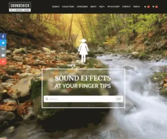 Soundchicksfx.com(SFX &amp; Ambience Library) Screenshot