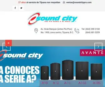 Soundcitypro.com(Sound City) Screenshot