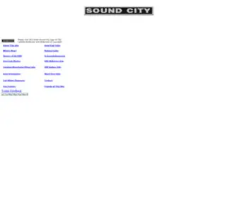 Soundcitysite.com(Sound City Site) Screenshot