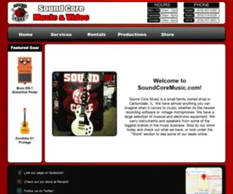 Soundcoremusic.com(Sound Core Music) Screenshot