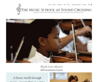 Soundcrossingmusic.com(Music School at Sound Crossing) Screenshot