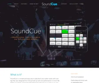 Soundcueapp.com(SoundCue) Screenshot