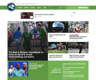 Sounderatheart.com(A Seattle Sounders and Reign FC Blog) Screenshot