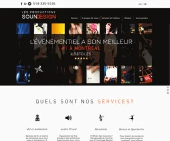 Soundesign.ca(DJ mariage) Screenshot