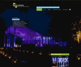 Soundfield.be(More than sound & light) Screenshot