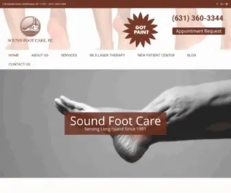 Soundfootcare.net(Unknown Domain) Screenshot