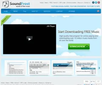 Soundfrost.org(High-Quality Free Online YouTube Converter) Screenshot
