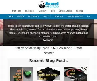 Soundgearlab.com(Sound Gear Lab) Screenshot