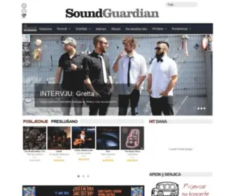 Soundguardian.com(Glazbeni web magazin) Screenshot