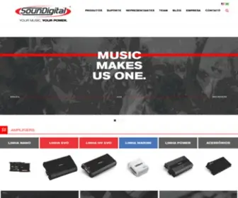 Soundigital.com.br(Home) Screenshot