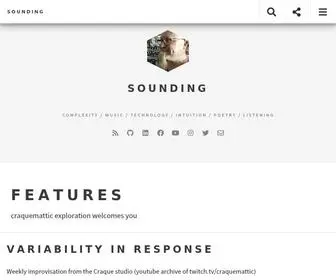 Sounding.com(Features) Screenshot
