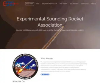 Soundingrocket.org(ESRA Home) Screenshot