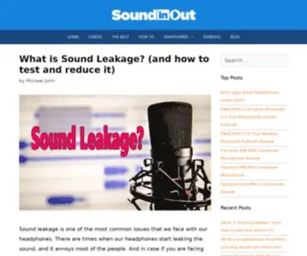 Soundinout.com(Best Sound Solution for Headphones) Screenshot