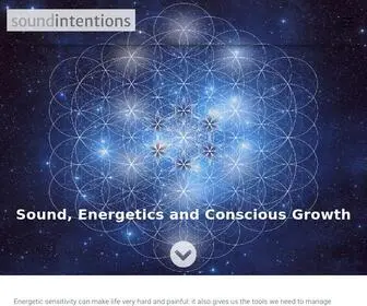 Soundintentions.com(Sound, Energetics and Conscious Growth) Screenshot