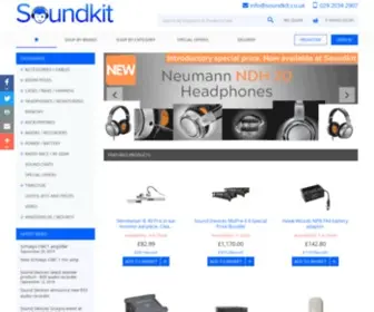 Soundkit.co.uk(Soundkit Ltd) Screenshot