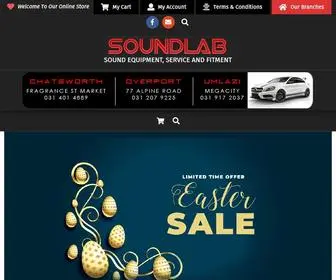 Soundlab.co.za(Sound equipment) Screenshot