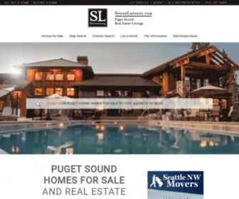 Soundlistings.com(Puget Sound Real Estate & Homes for Sale) Screenshot