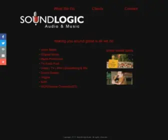 Soundlogicaudio.com(SoundLogic Audio Production) Screenshot