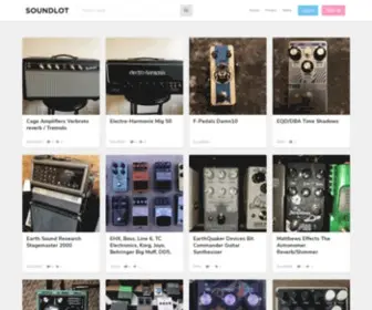 Soundlot.com(Trade Your Music Gear) Screenshot