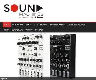 Soundmachines.eu(SOMA Laboratory European Division) Screenshot