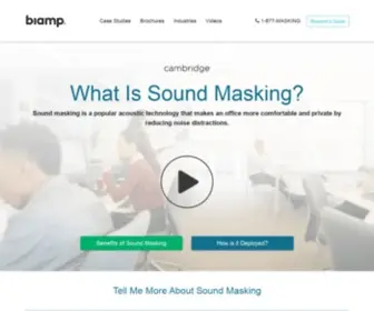 Soundmasking.com(How Does Sound Masking Reduce Office Noise) Screenshot