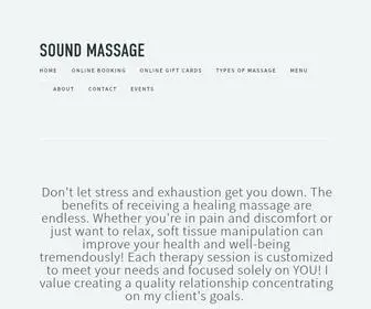 Soundmassageandbodywork.com(Sound Massage) Screenshot