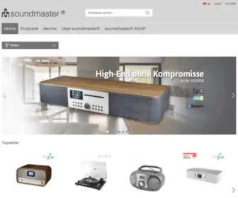 Soundmaster.de(Soundmaster®) Screenshot