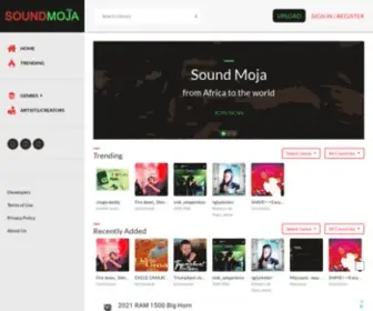 Soundmoja.com(Sound Moja) Screenshot